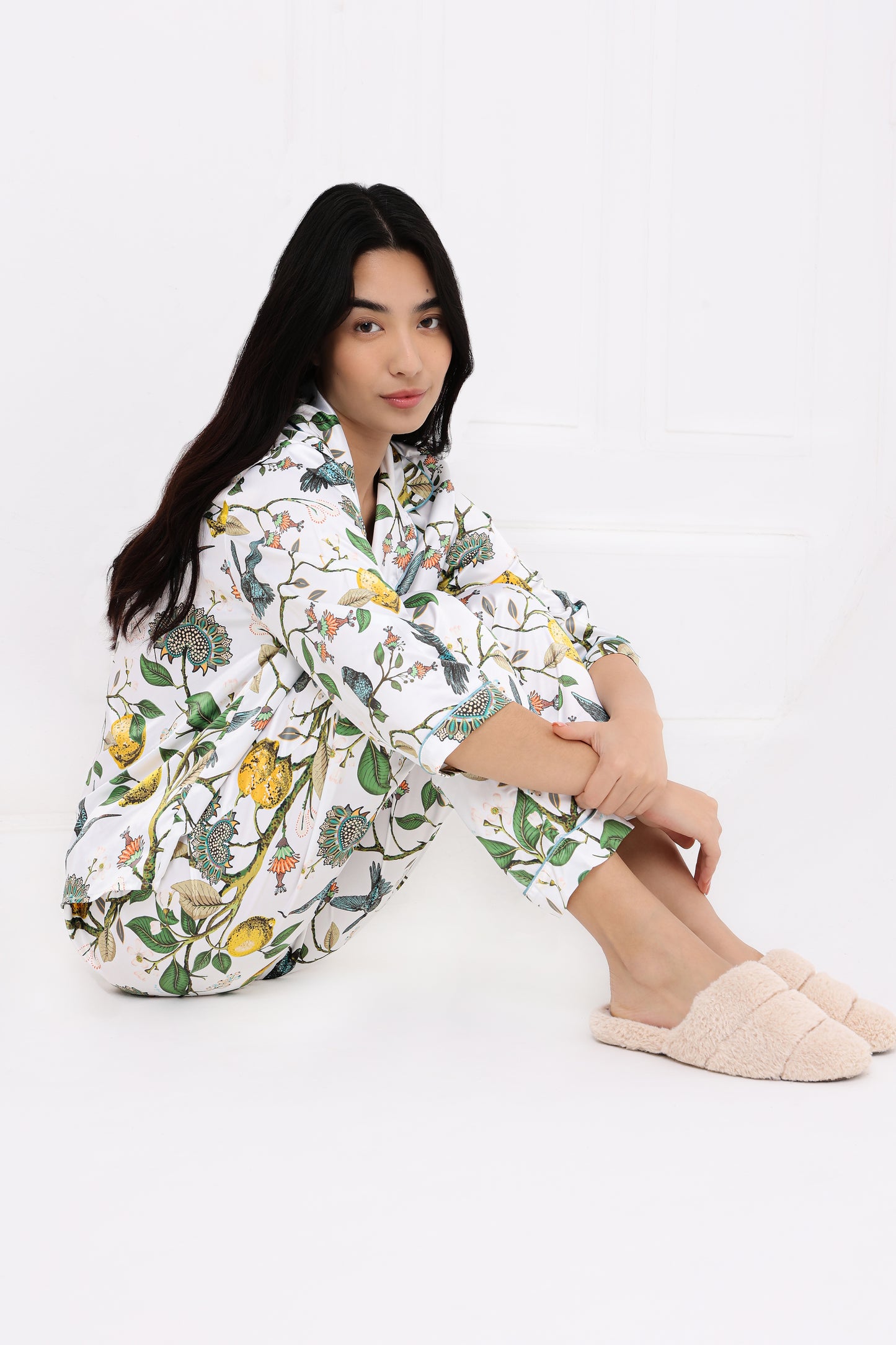 Pijama Classic Longo Satin Limoncello
