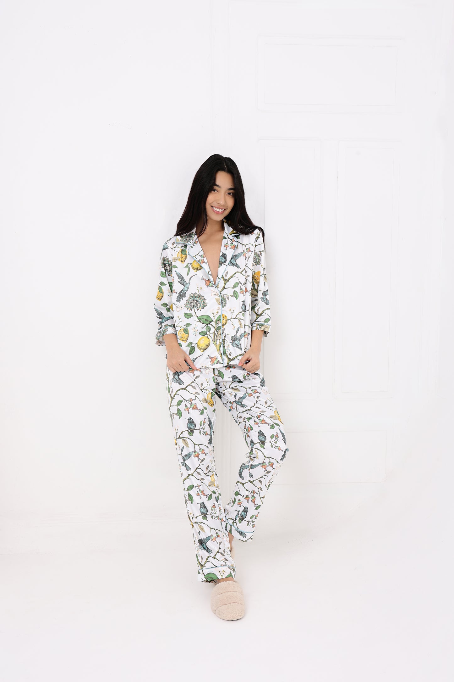 Pijama Classic Longo Satin Limoncello