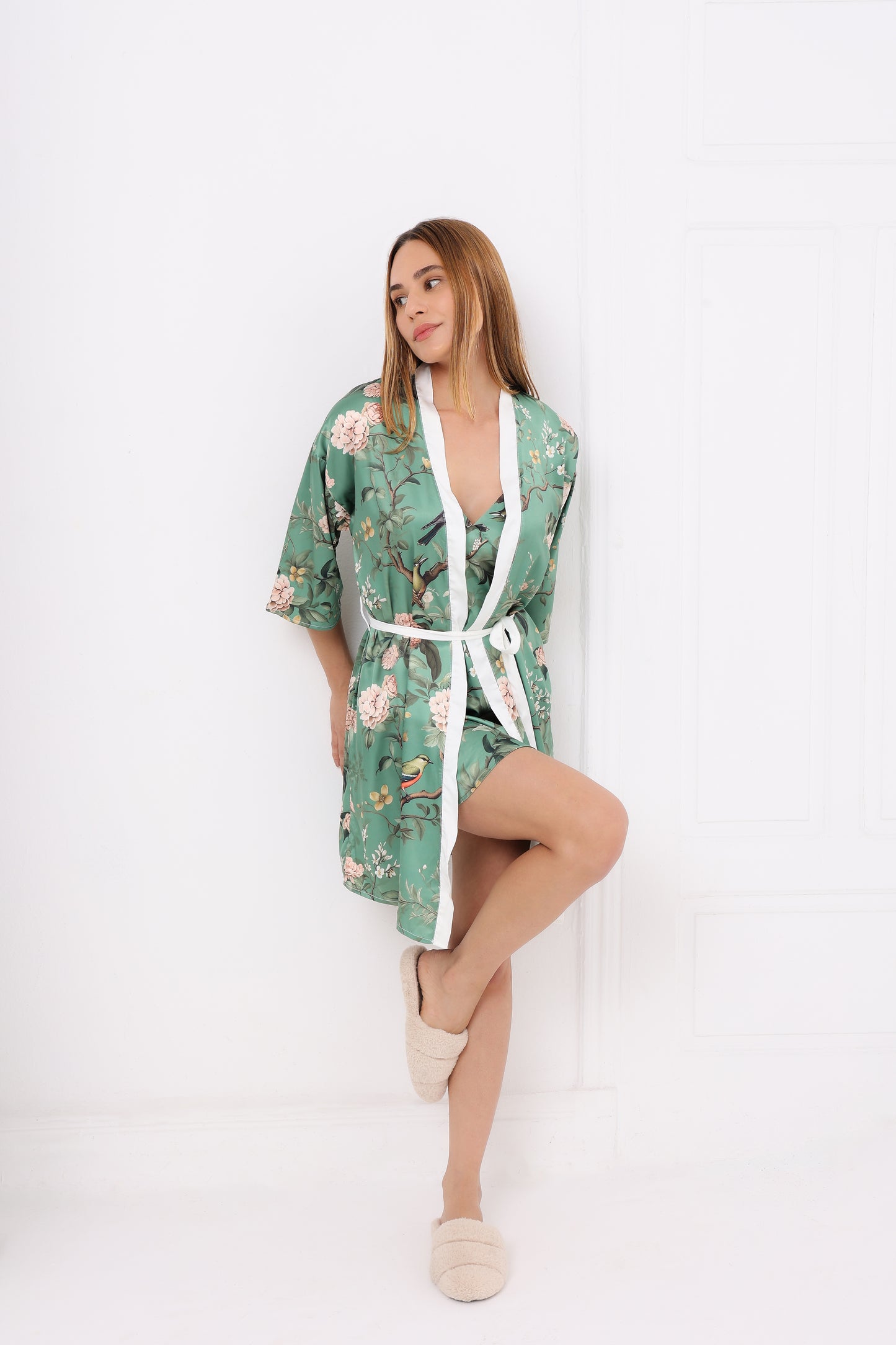 Camisola Satin Fiore