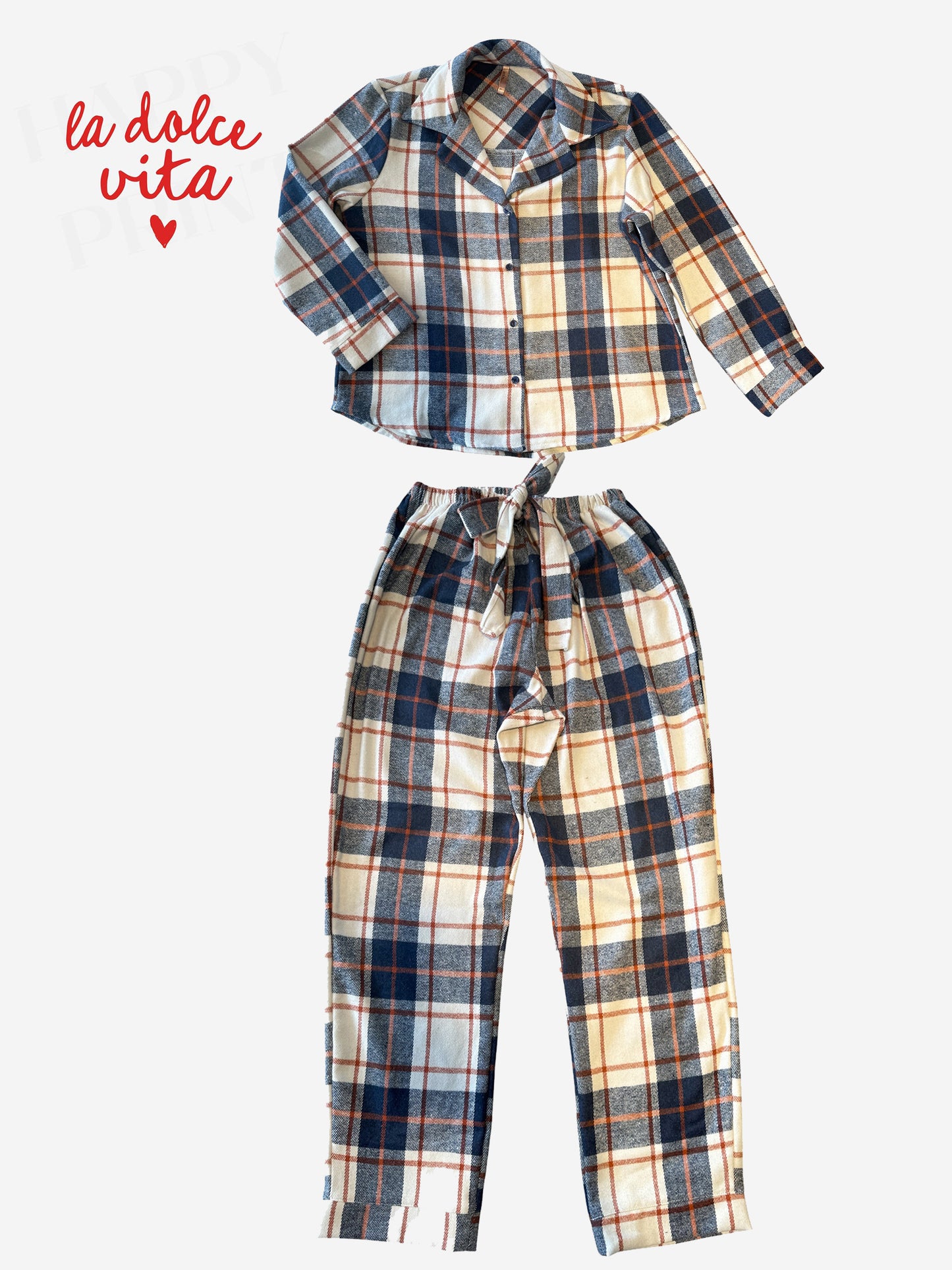 Pijama Classic Flanela Ravello