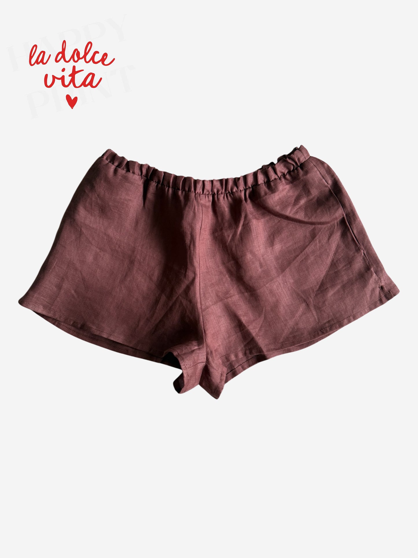 Shorts Breezy Choco Puro Linho
