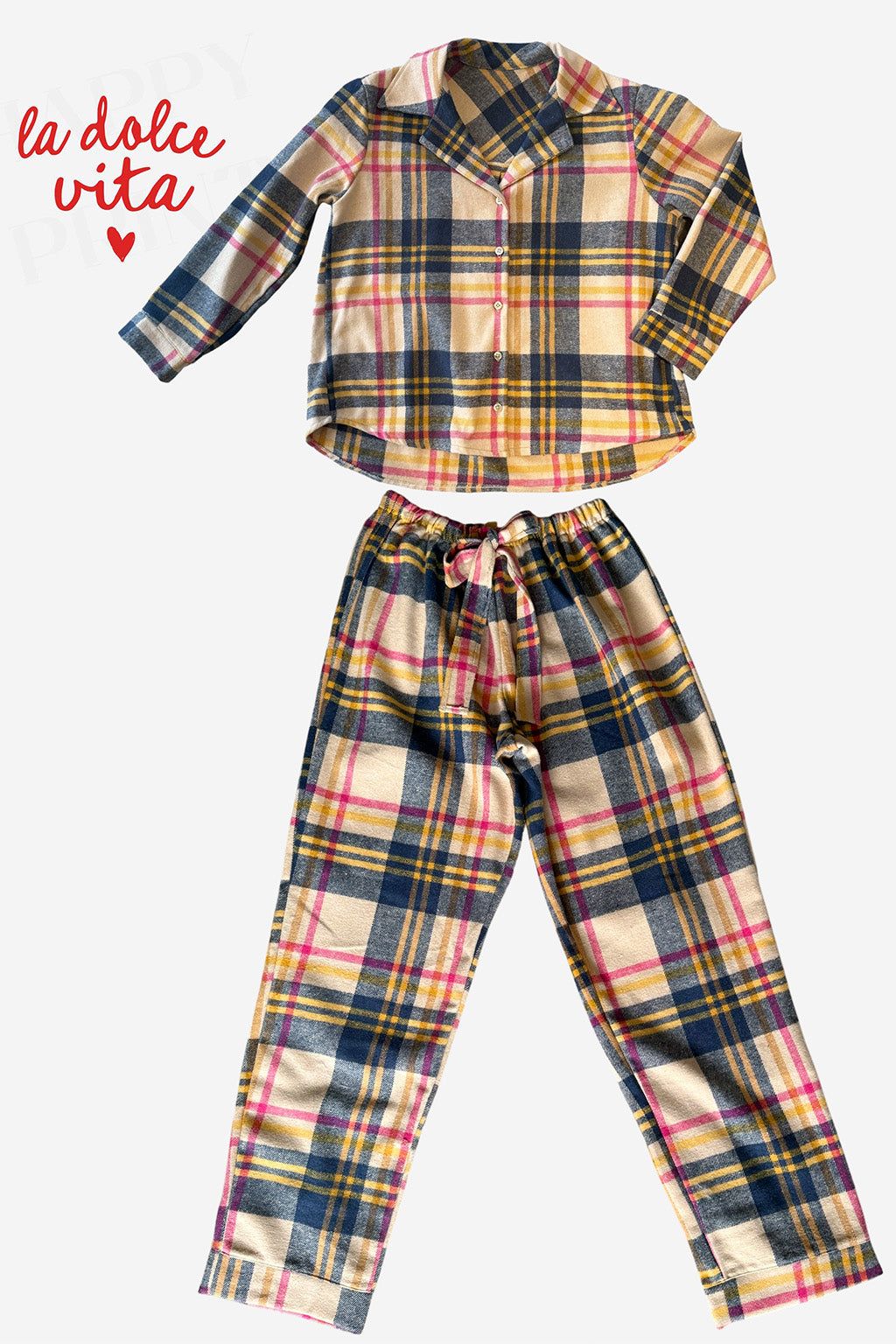 Pijama Classic Flanela Amalfi