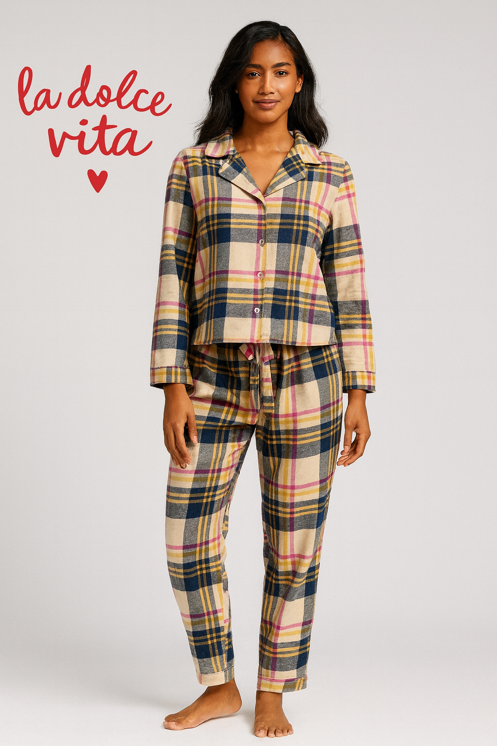 Pijama Classic Flanela Amalfi