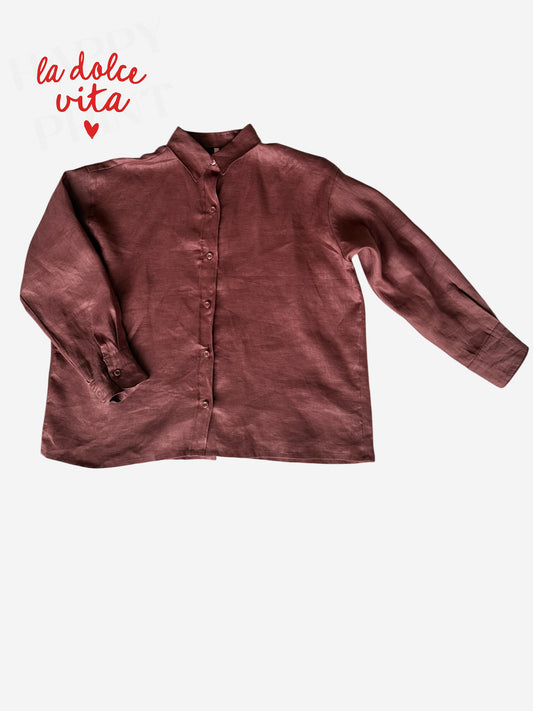 Camisa Breezy Choco Puro Linho