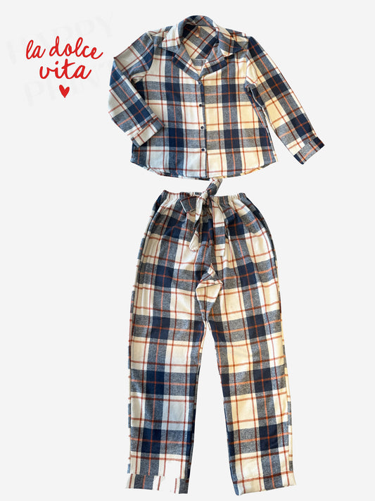 Pijama Classic Flanela Ravello