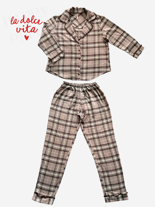 Pijama Classic Flanela Soft Minori