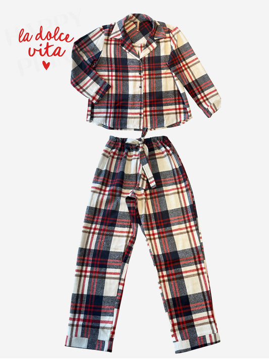 Pijama Classic Flanela Positano