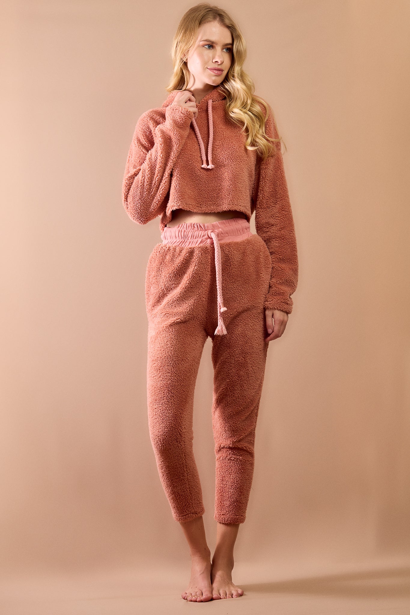 Pijama Cozy Fleece Rose Gold