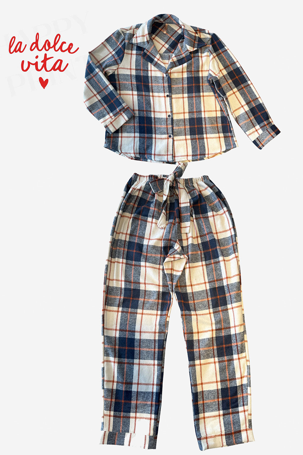 Pijama Classic Flanela Ravello