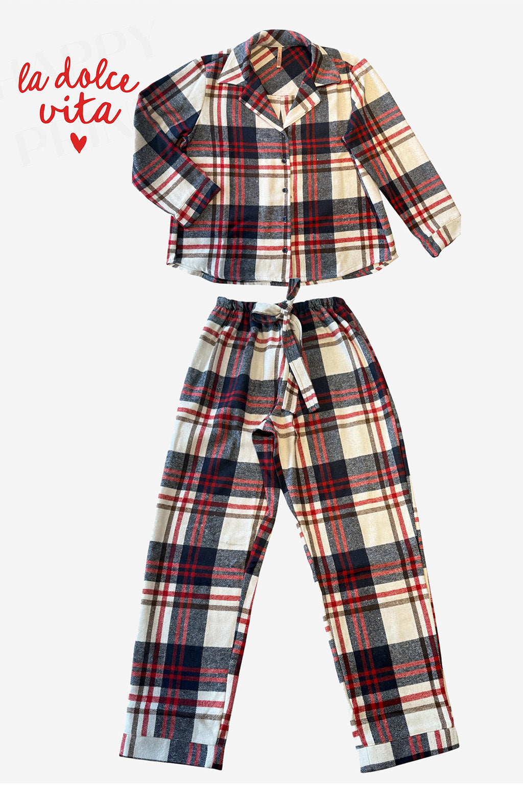 Pijama Classic Flanela Positano